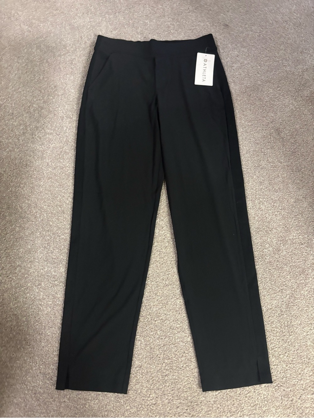 NWT Athleta Brooklyn Ankle Pants, Size 8 Tall, Black